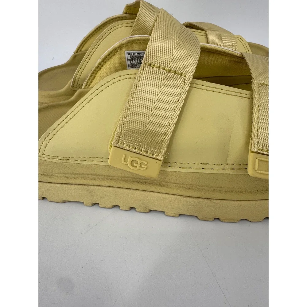 UGG Goldenglow‎ Slide Womens Size 6 Golden Apple Green Platform Sandals 1166513K